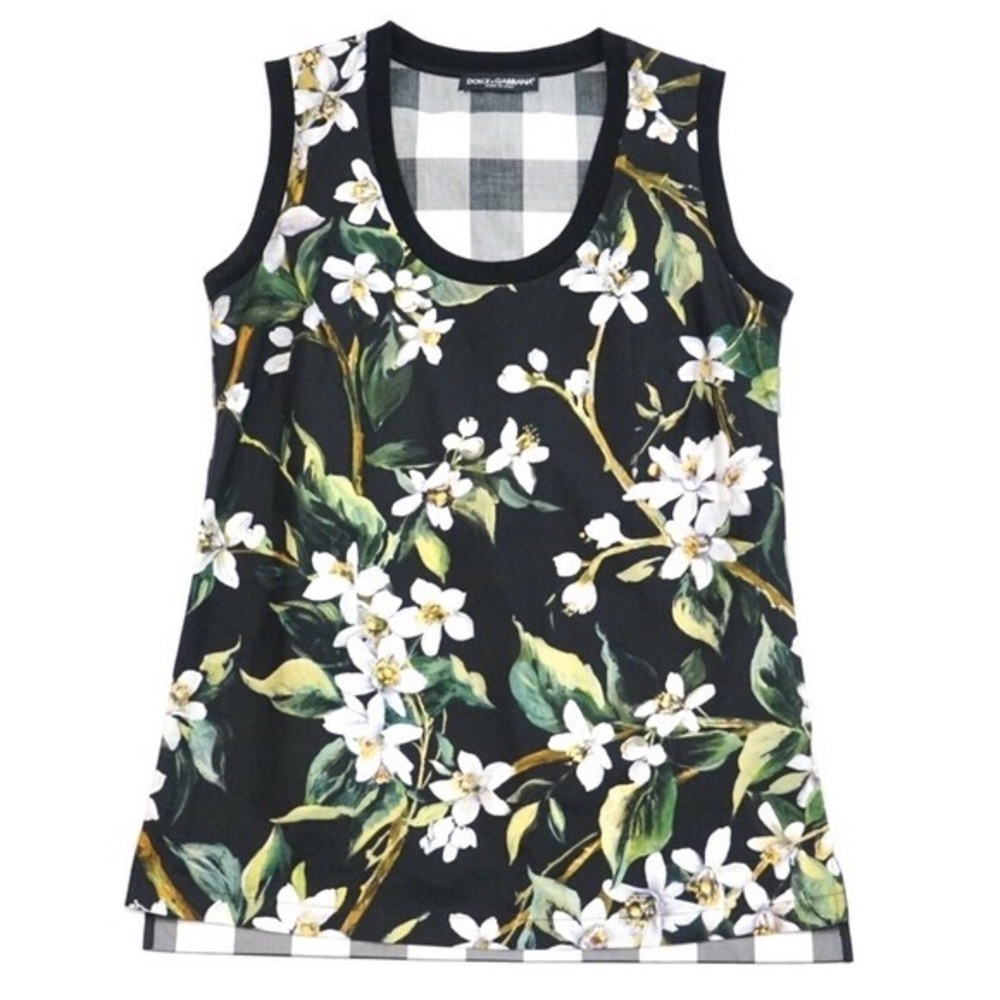 Dolce& Gabbana Classic Top %100 Cotton